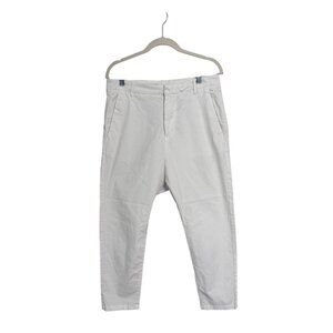 Nili Lotan Luna cotton pants‎ size 6 drop crotch baggy trousers designer quiet